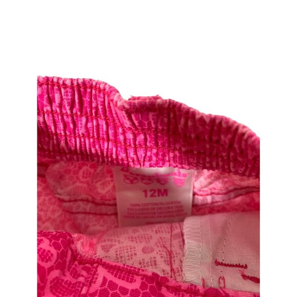 Garanimals Girls Infant Baby Size 12 Months Skort Skirt Pink FLoral - Picture 2 of 3